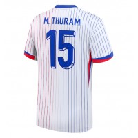 Echipament fotbal Franţa Marcus Thuram #15 Tricou Deplasare European 2024 maneca scurta